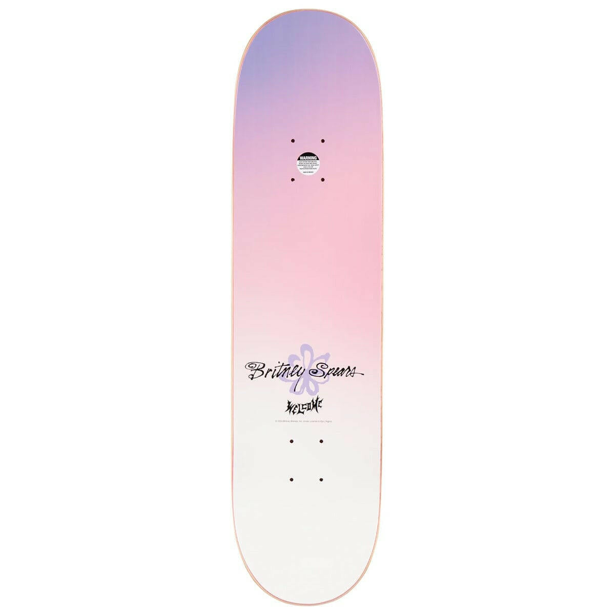 Welcome - Britney Spears Believe 8.5 Skateboard Deck.