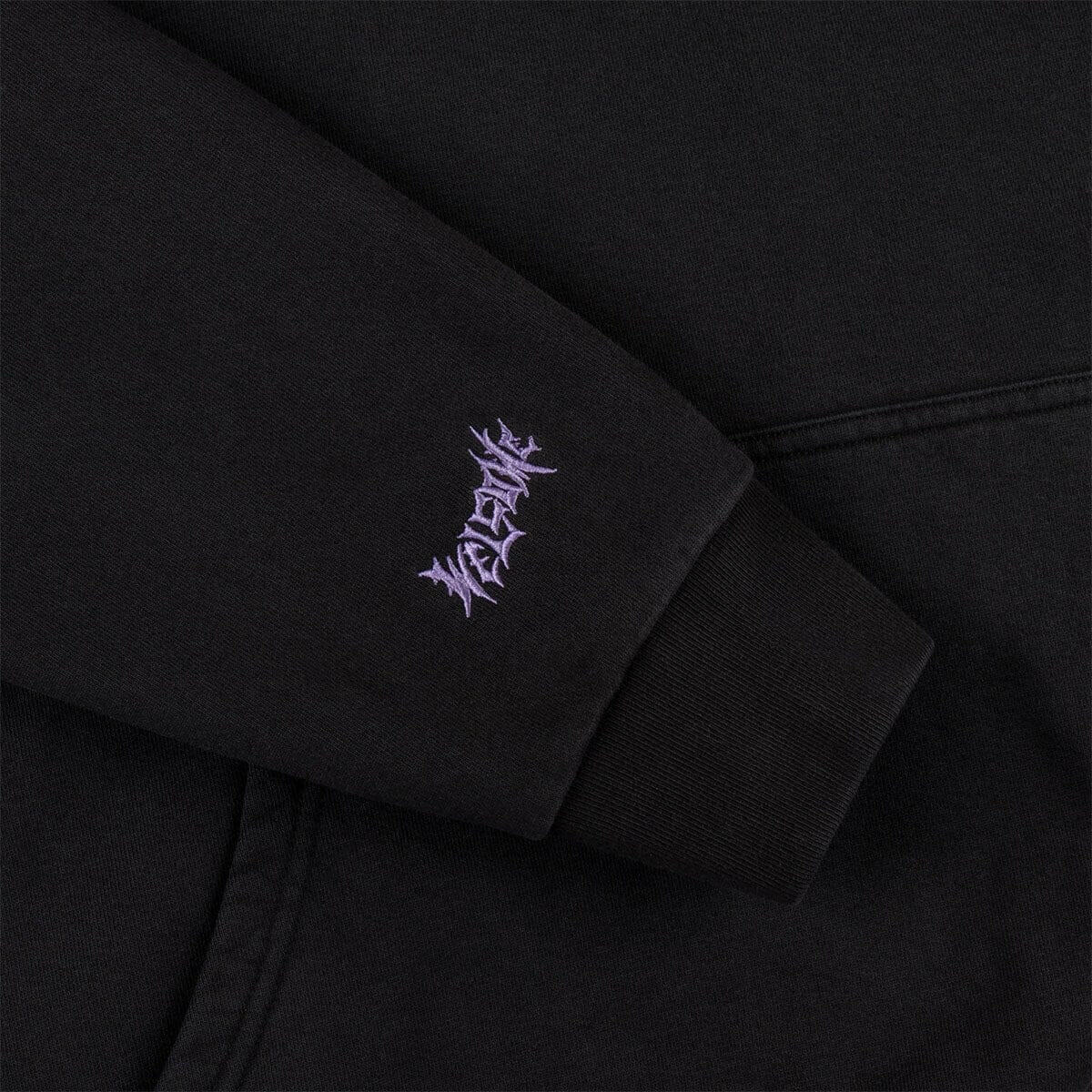 Welcome - Britney Spears Flower Pigment-Dyed Hoodie Black.