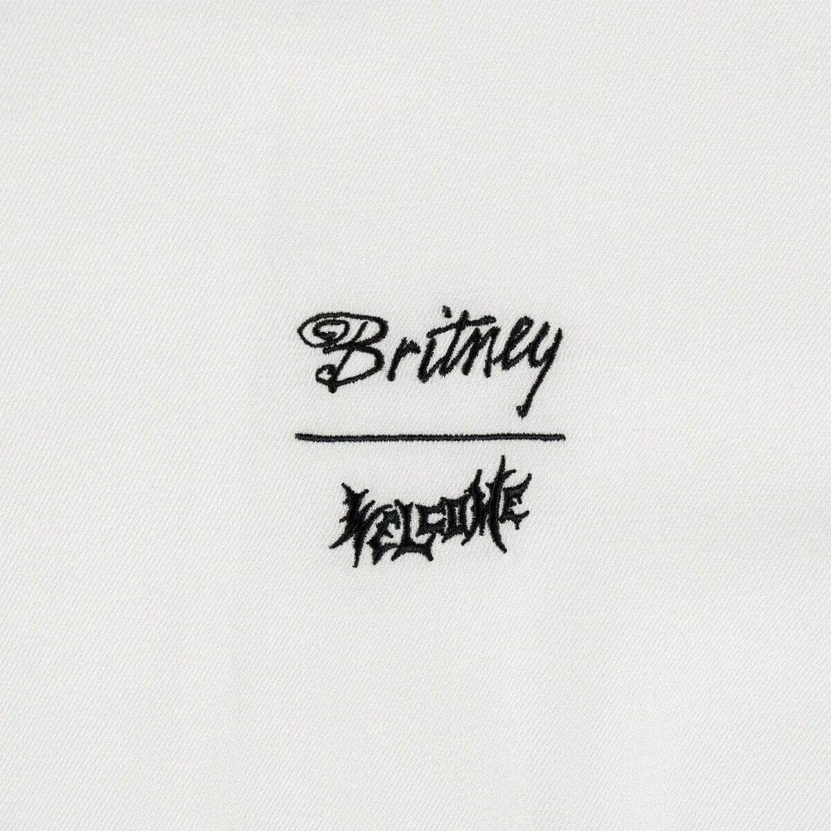 Welcome - Britney Spears Rayon Photo Shirt White.