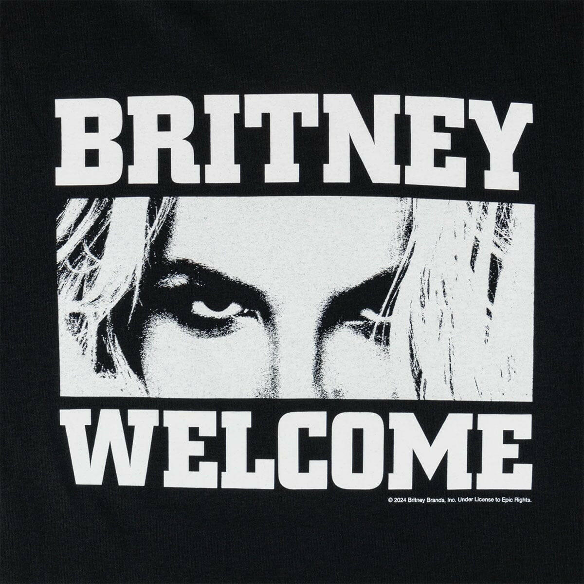 Welcome - Britney Spears Til The World Ends Tee Black.