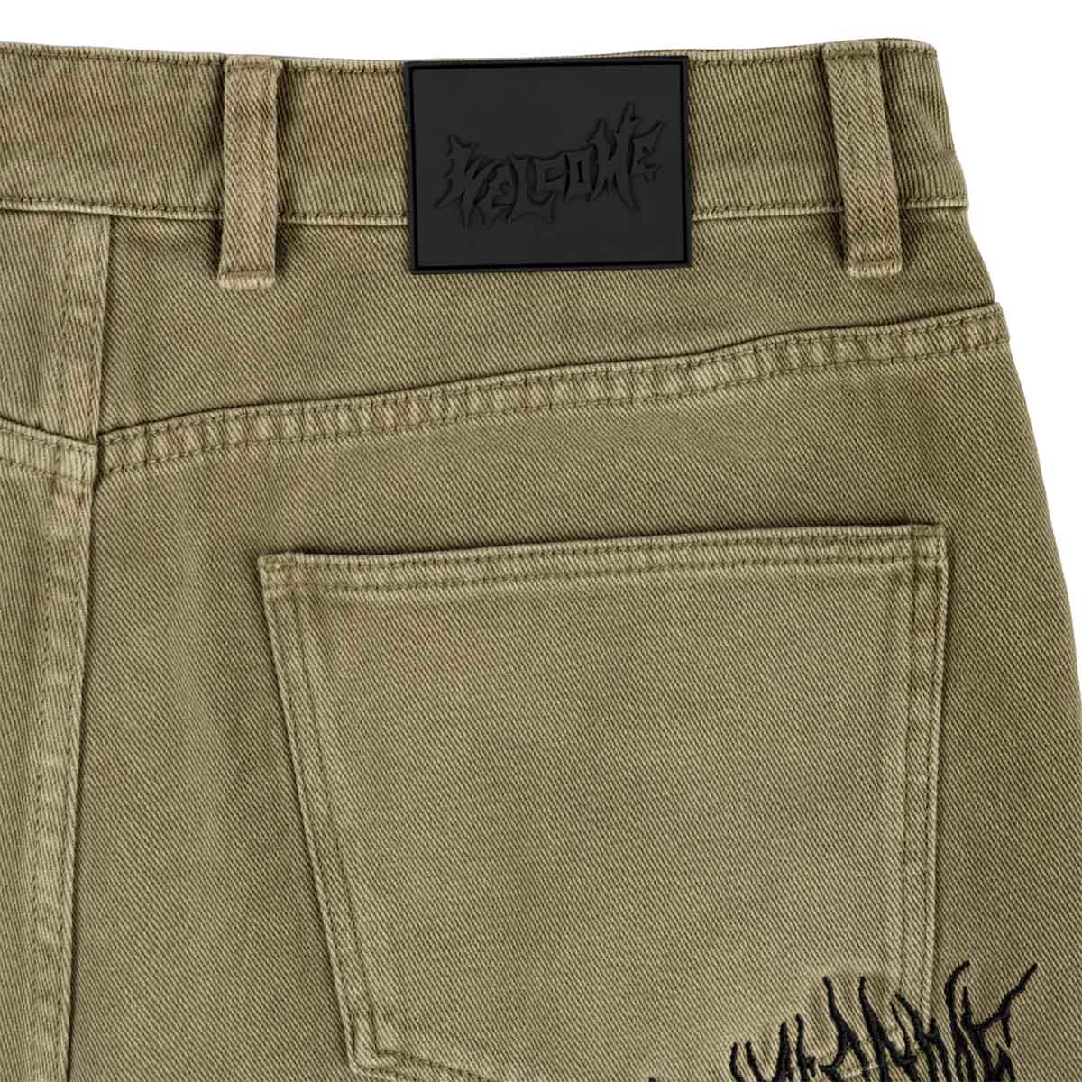 Welcome - Chasm Baggy Denim Jort Cedar.