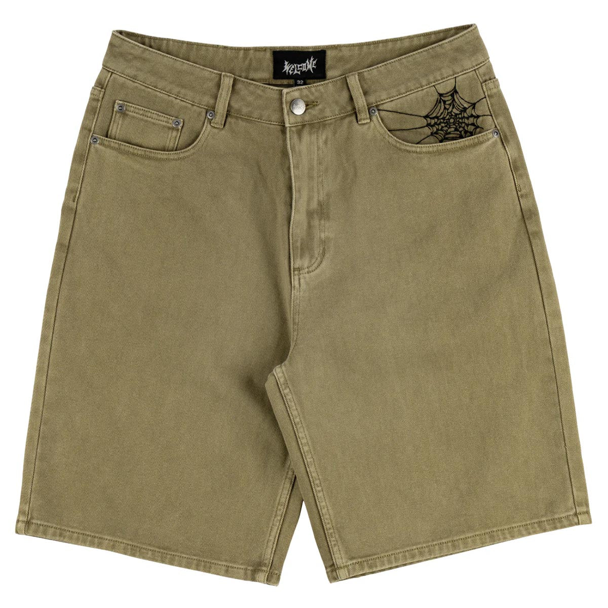 Welcome - Chasm Baggy Denim Jort Cedar.