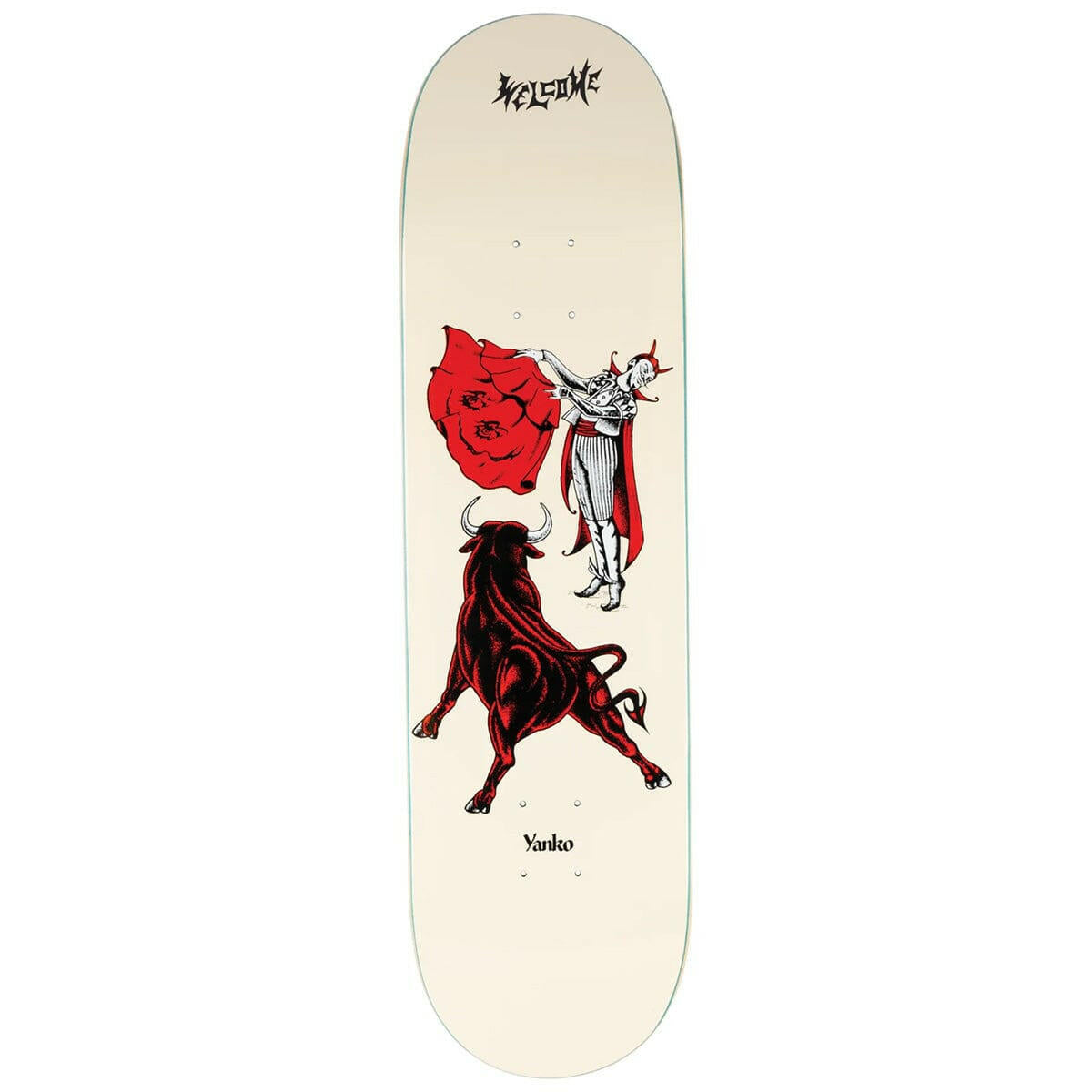 Welcome - Jake Yanko Matador 8.5 Skateboard Deck.
