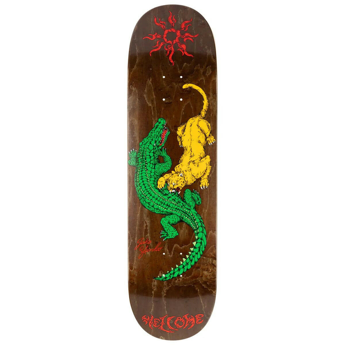 Welcome - Jake Yanko Swamp Fight 8.5 Skateboard Deck.