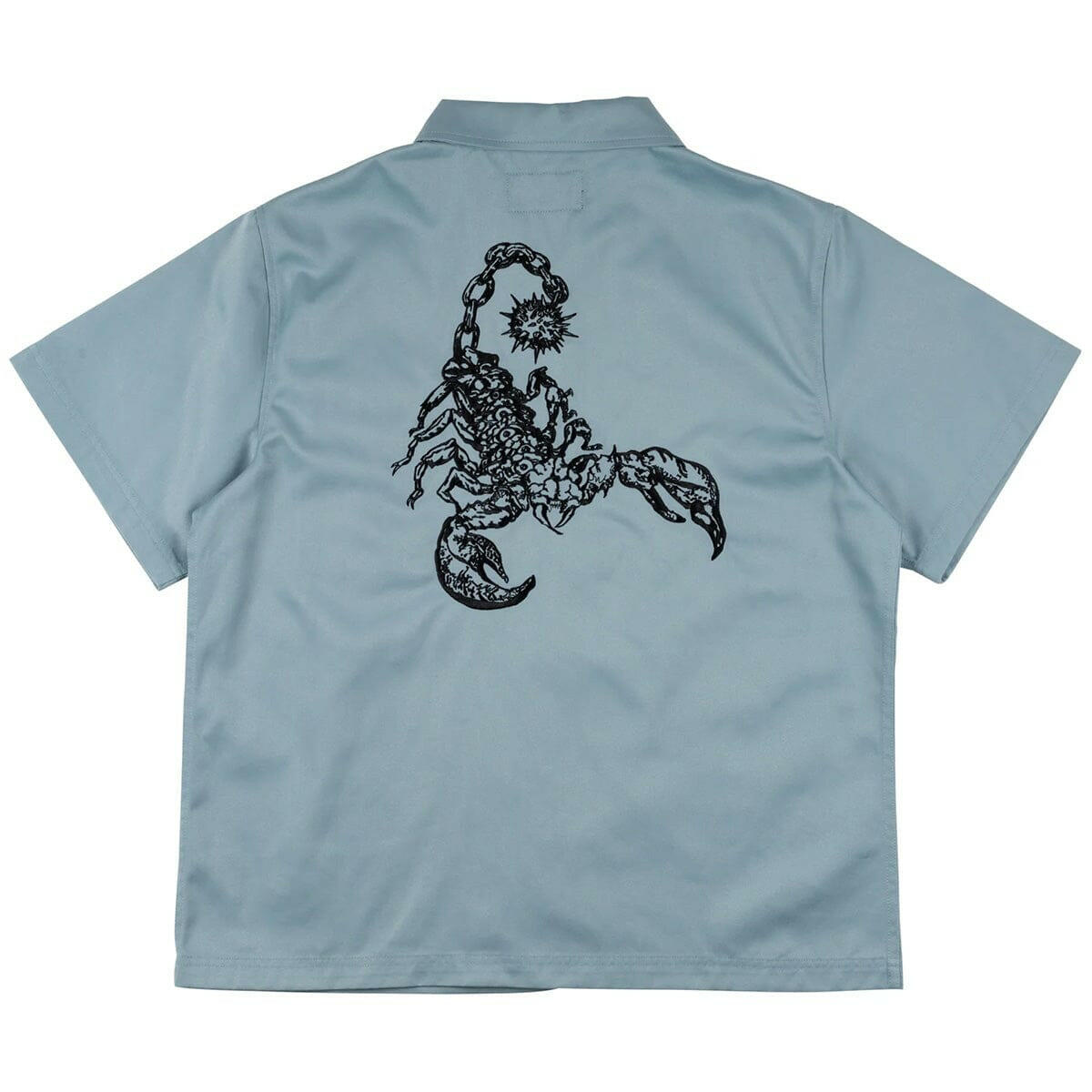 Welcome - Mace Embroidered Twill Work Shirt Slate.