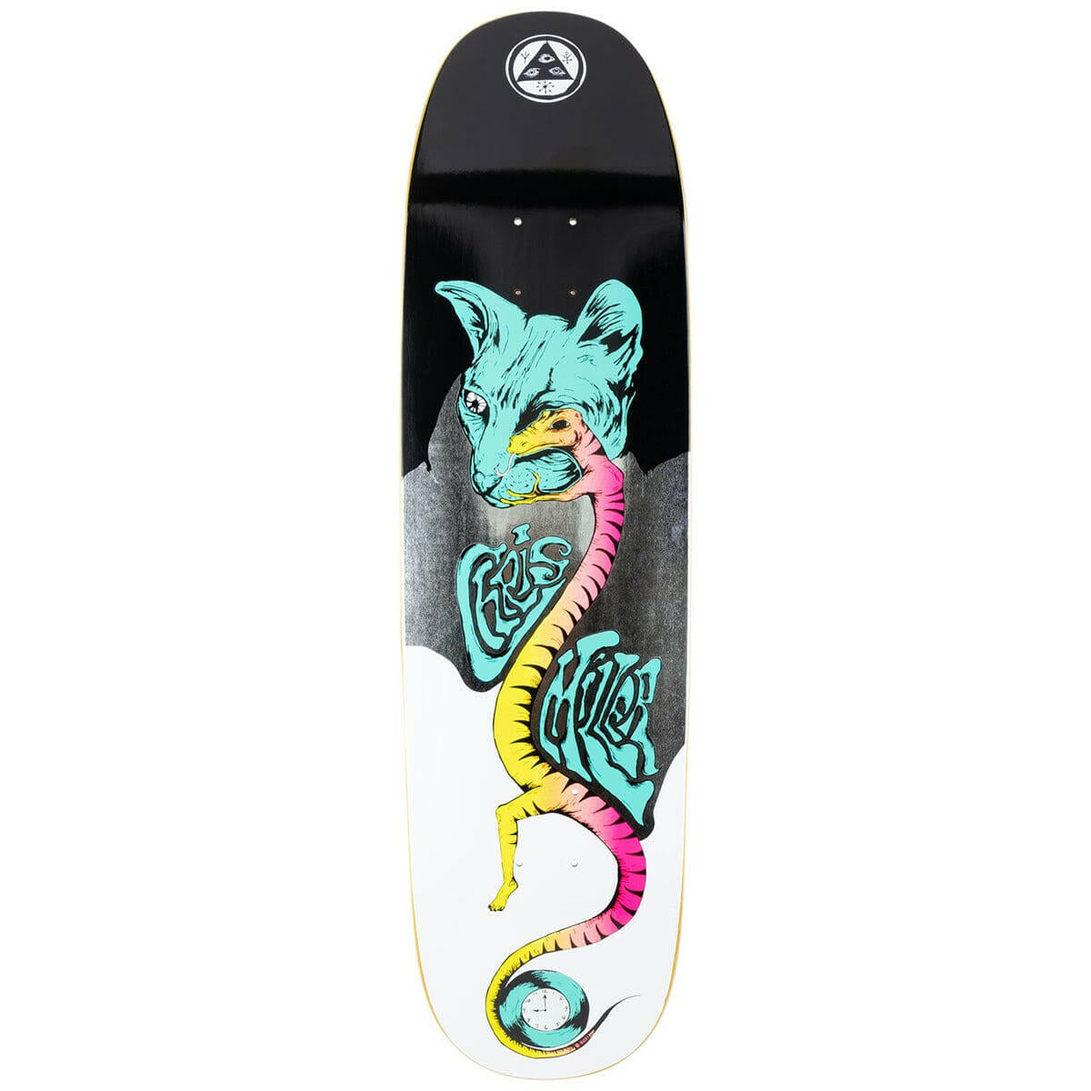 Welcome - Chris Miller Left Eye on Catblood 2 8.75 Skateboard Deck.