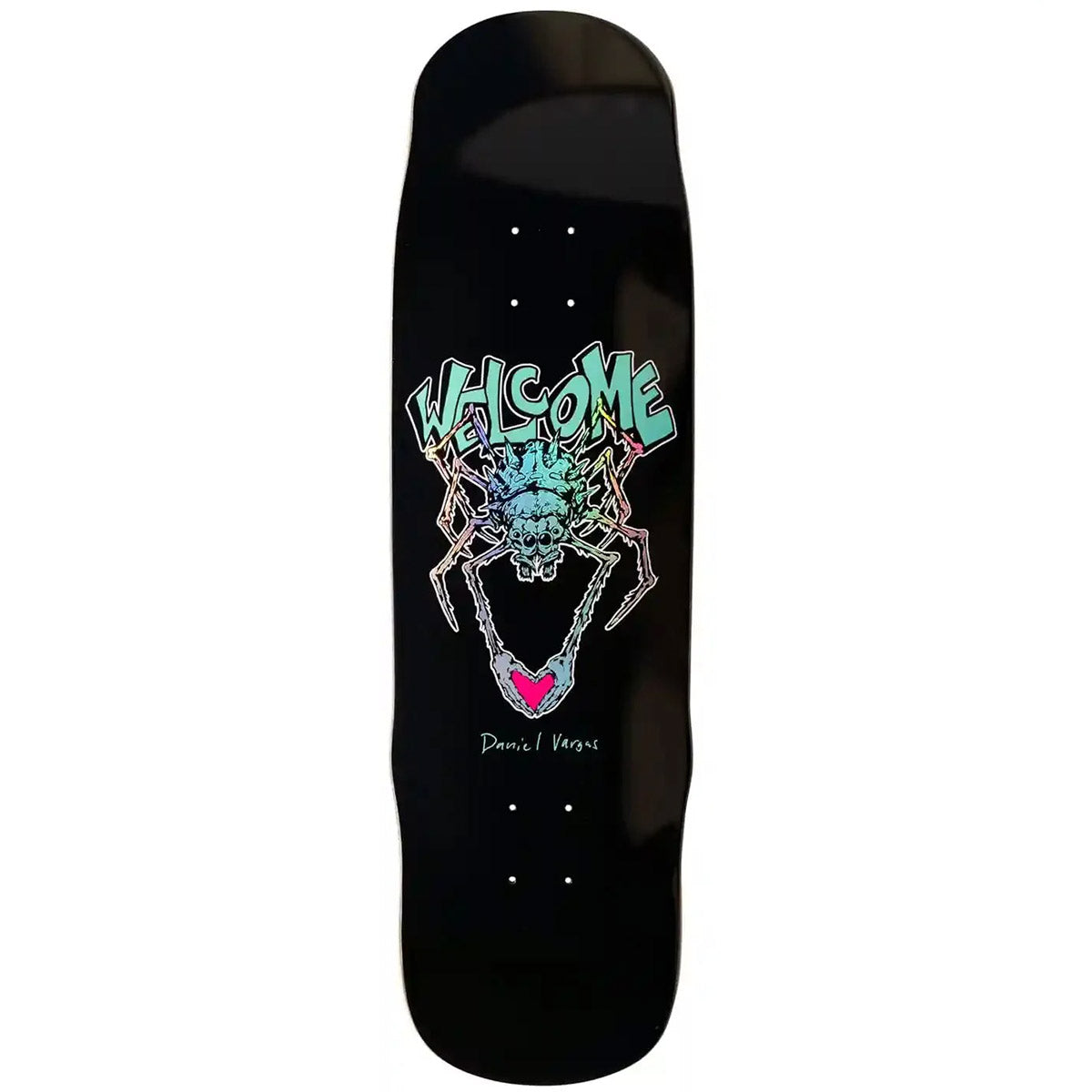 Welcome Daniel Vargas Spidey on Effigy 8.8 Skateboard Deck