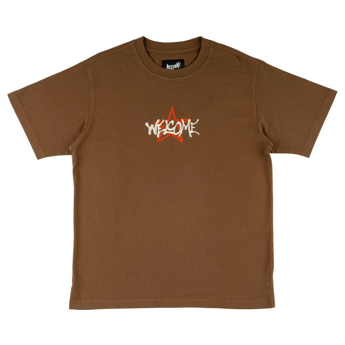 Welcome - Vega Garment-Dyed Knit Tee Cocoa.