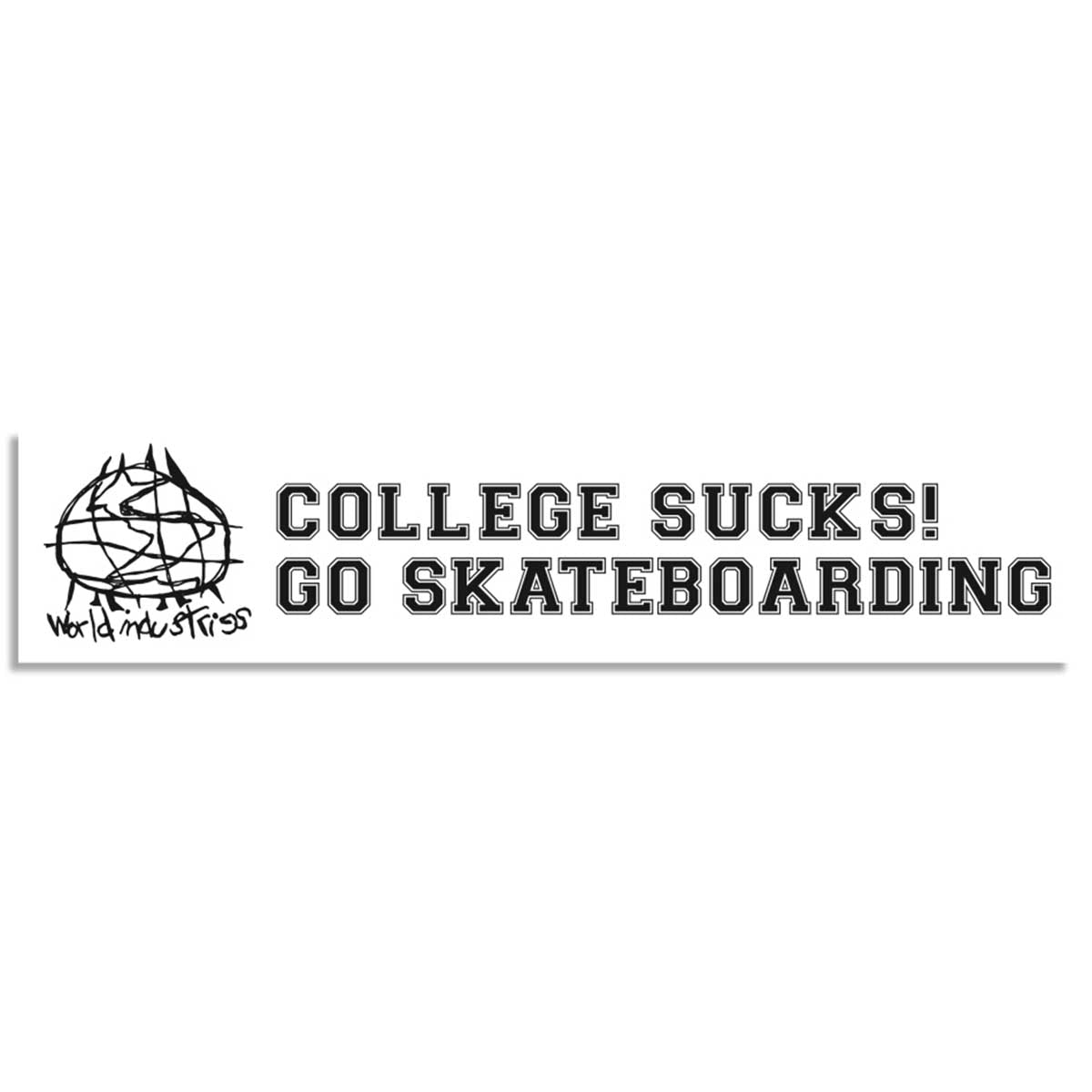World Industries Go Skate 6" Sticker
