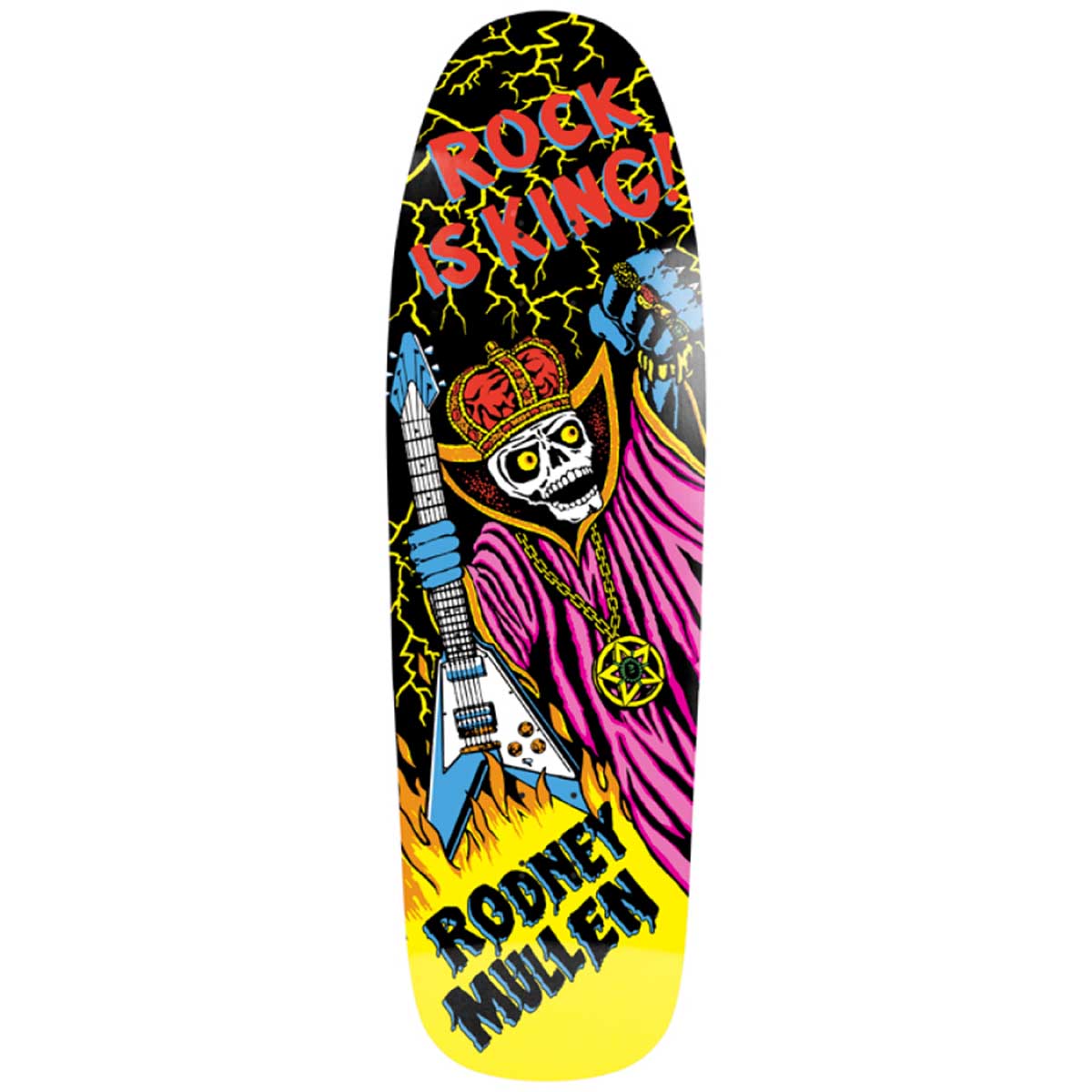 World Industries Rodney Mullen Rock Is King 9.625 Reissue Skateboard Deck