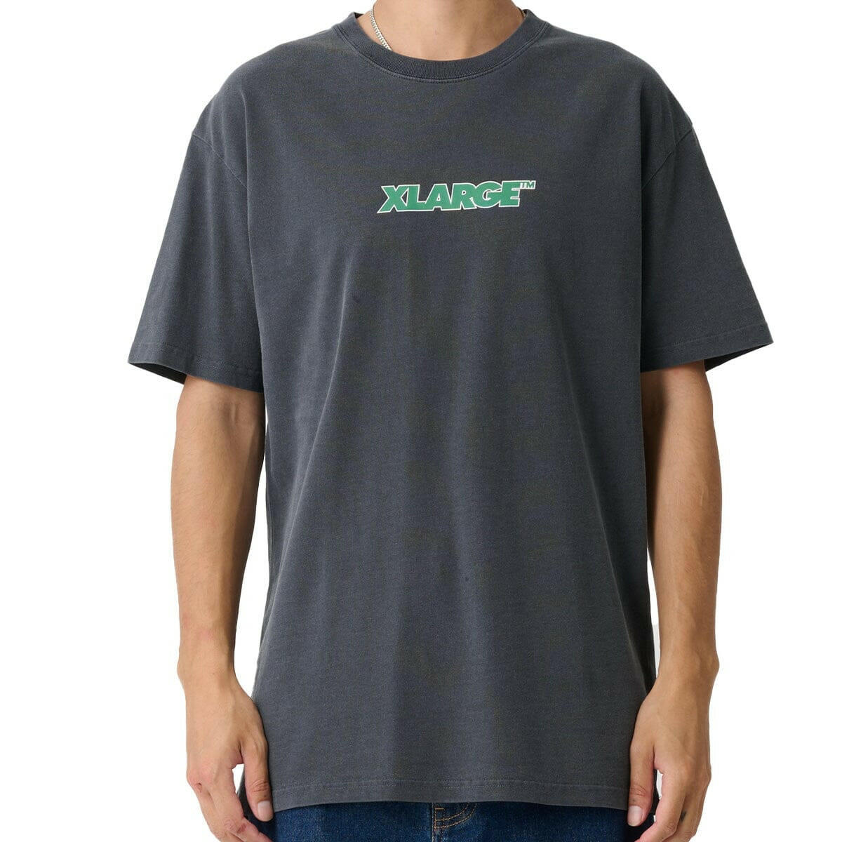 XLarge - 91 Key Italic OG Tee Pigment Steel.
