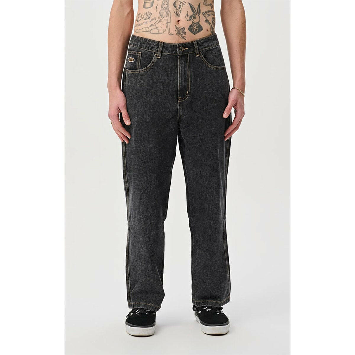 XLarge - Bull Denim 91 Pants Washed Black.