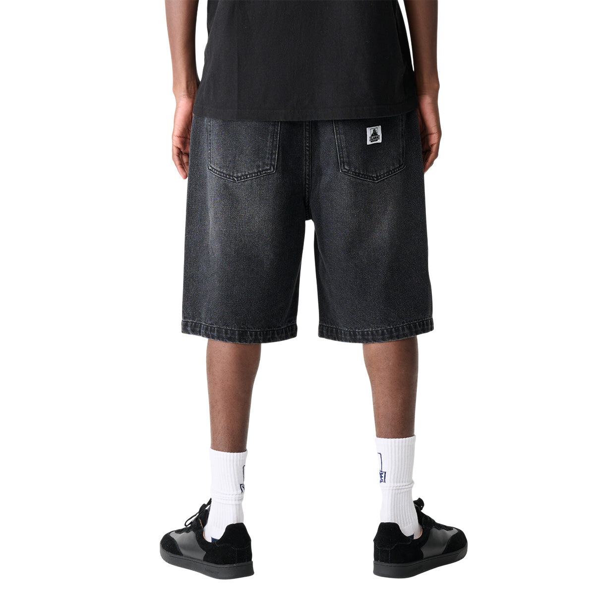 XLarge Bull Denim 91 Shorts Worn Black.