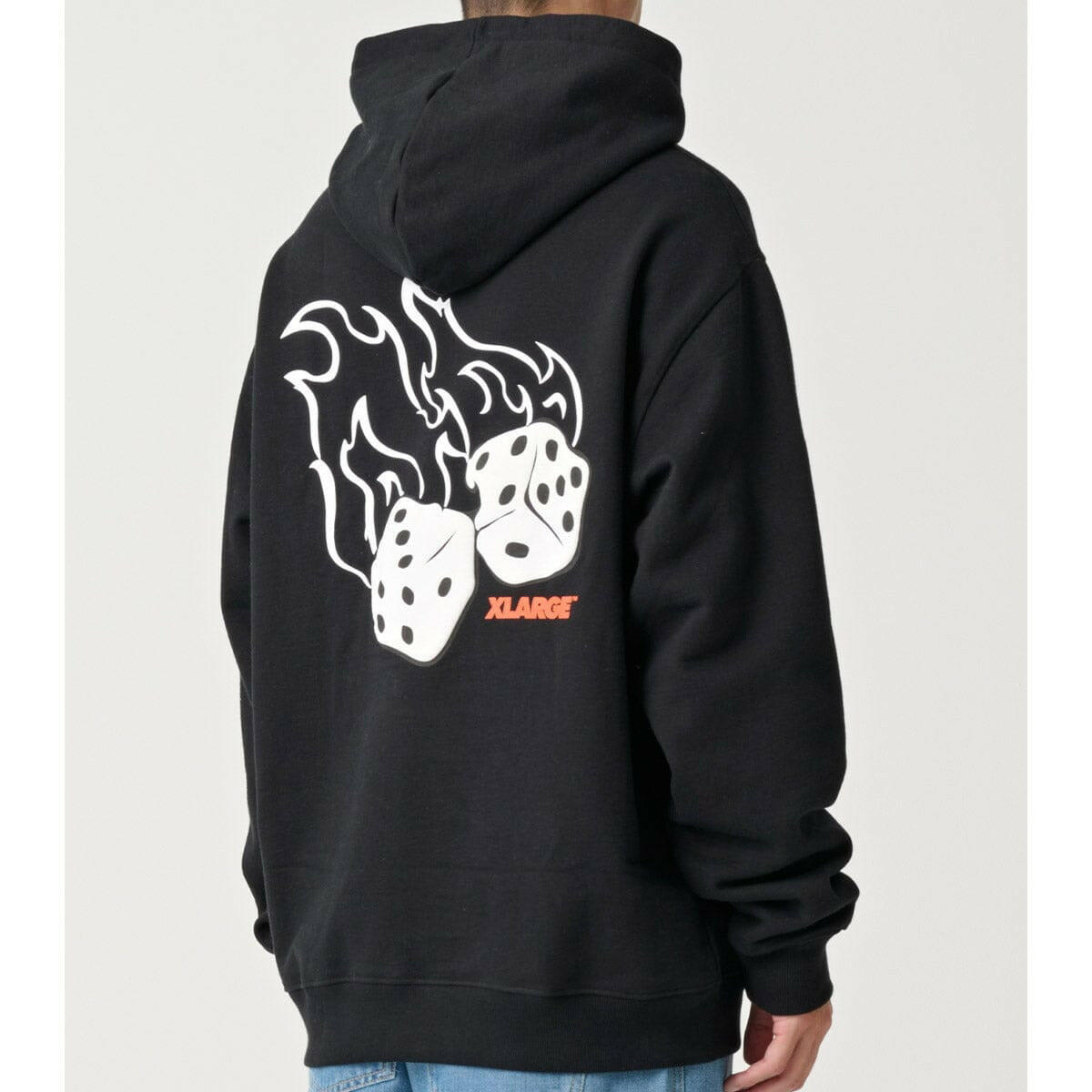 Xlarge - Fire Dice Hoodie Black.