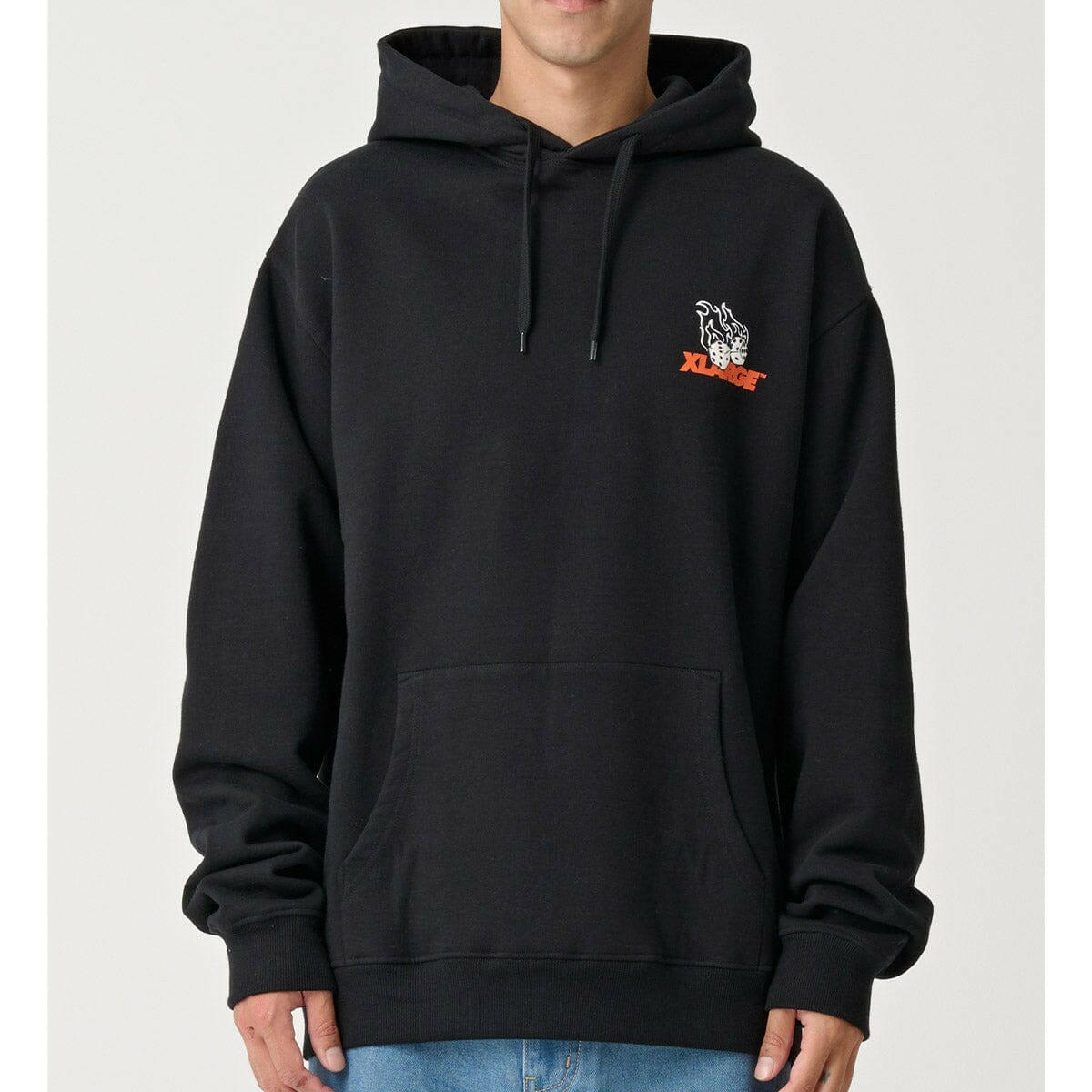 Xlarge - Fire Dice Hoodie Black.
