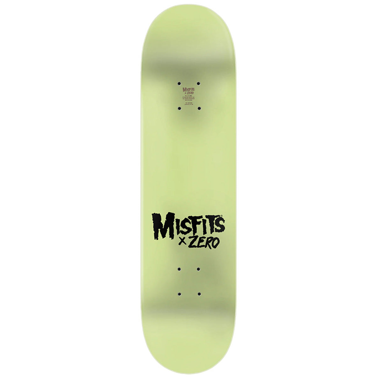 Zero Misfits Fiend Skull Skateboard Deck Top