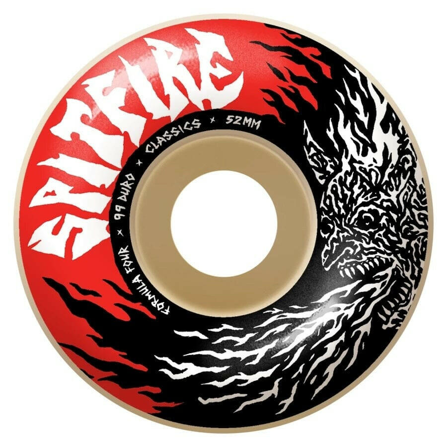 Spitfire - F4 Fiend Classic 52MM 99A Skateboard Wheels.