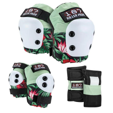 187 - Junior Six Pack Pad Set Hibiscus.