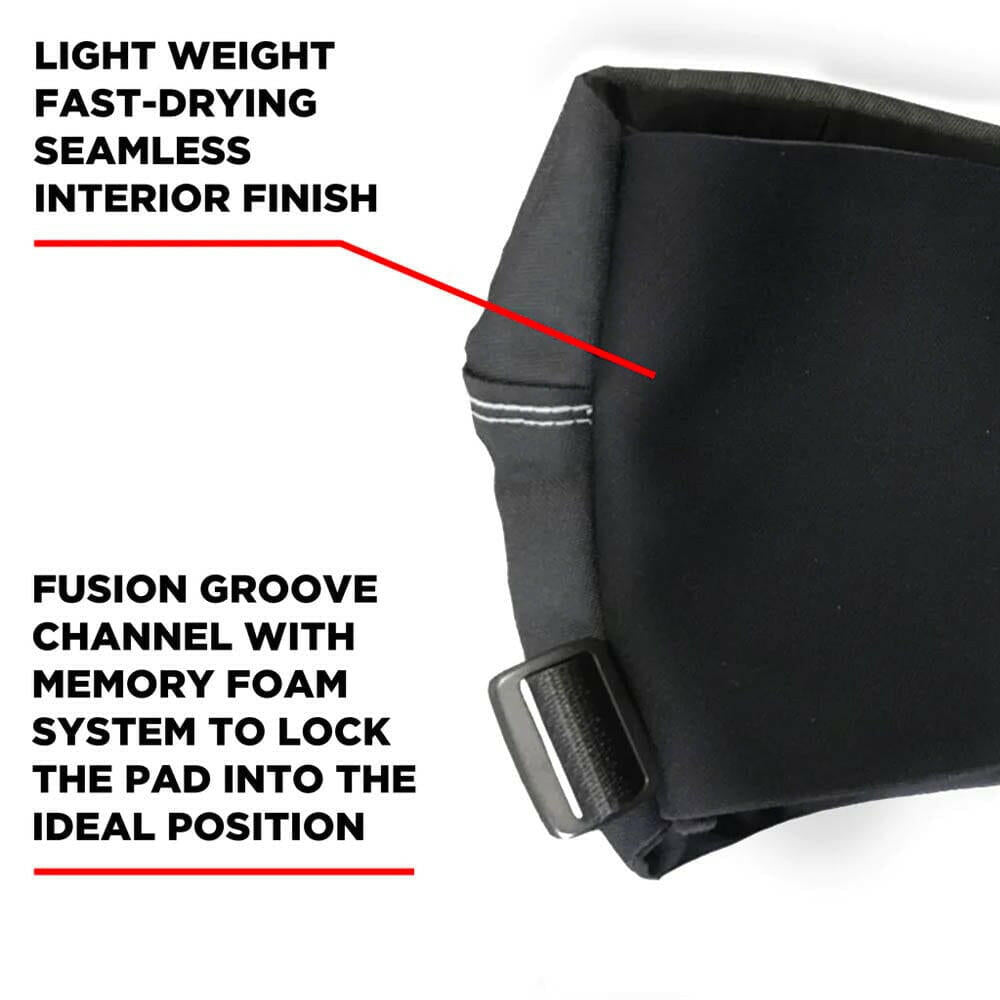 187 Killer Pads Slim Knee Pads Black Details.