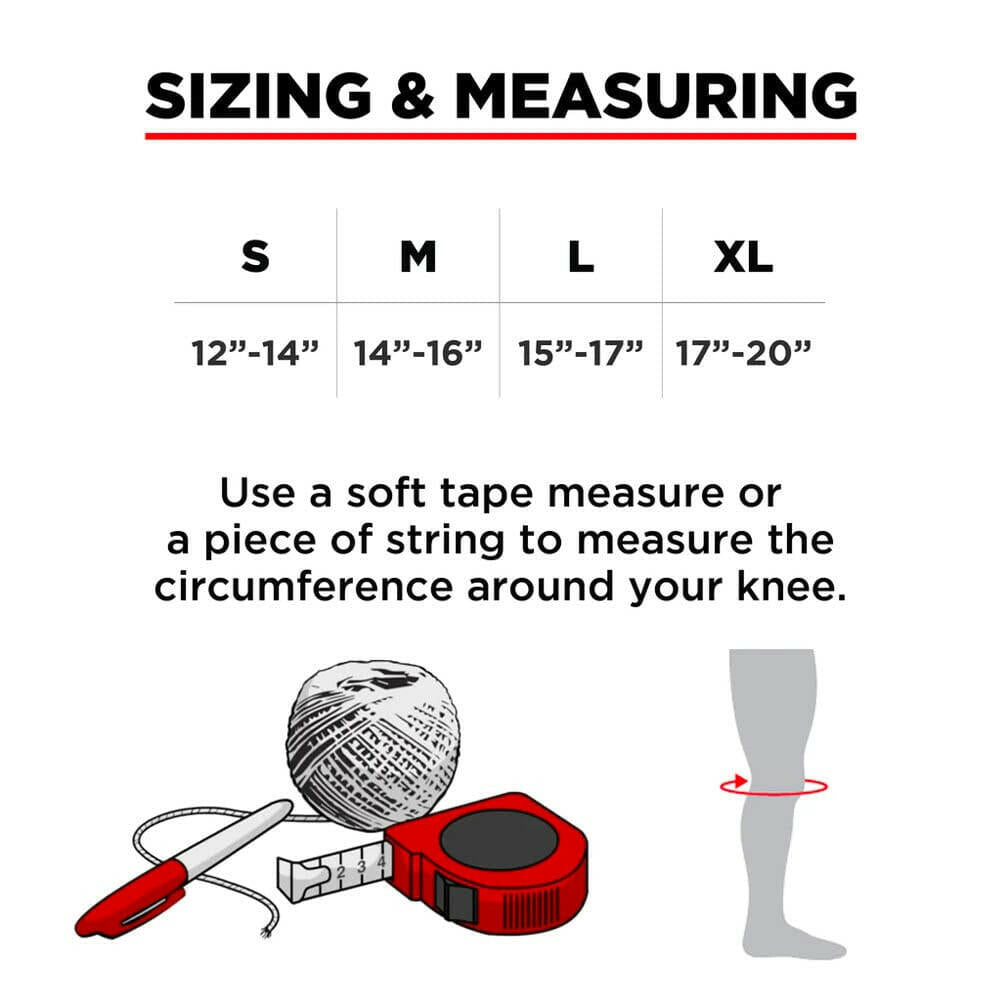 187 Killer Pads Slim Knee Pads Black Sizing.