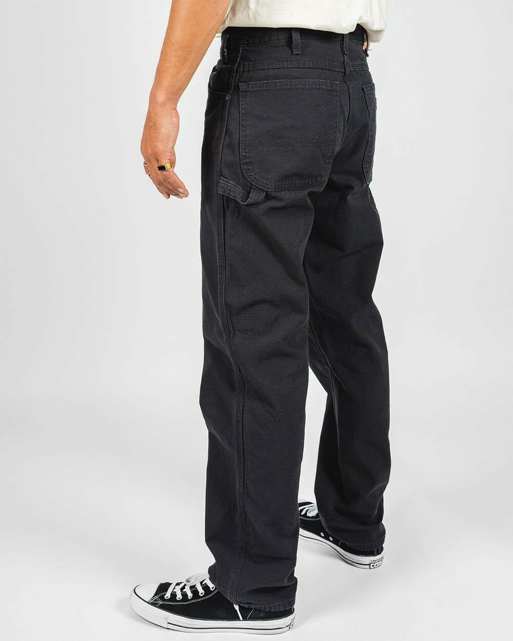Dickies - 1939 Relaxed Fit Carpenter Jeans Rinsed Black.