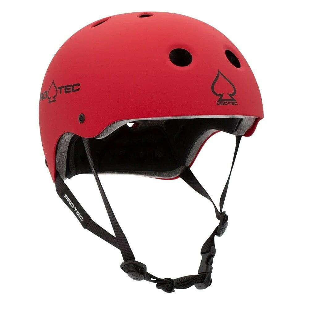 Pro Tec - Classic Certified Helmet Matte Red.