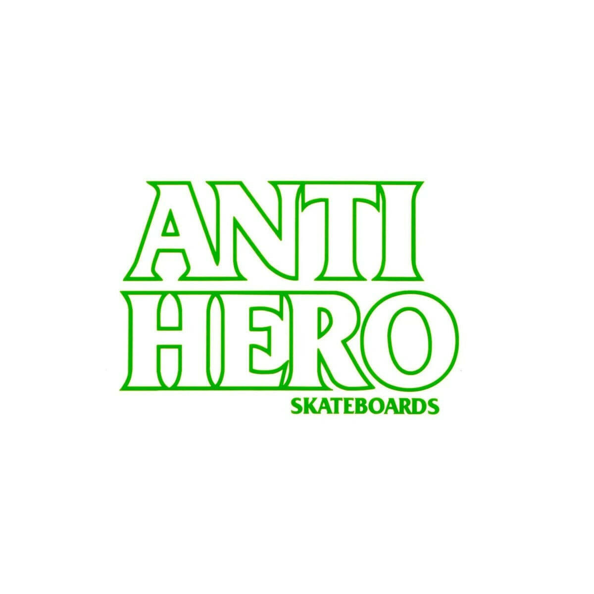 Anti Hero - Blackhero 6.5" Sticker.