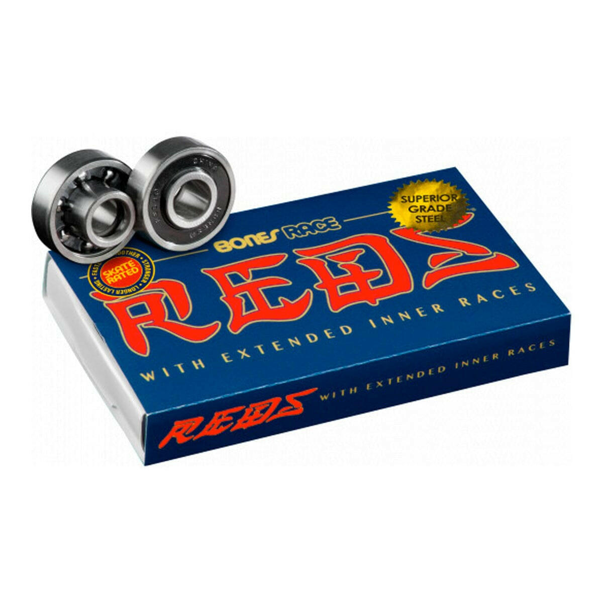Bones - Race Reds Skateboard Bearings.