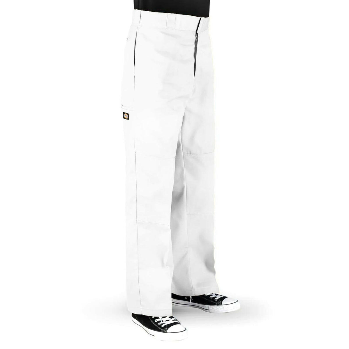 Dickies - 85-283 Loose Fit Double Knee Pants White.