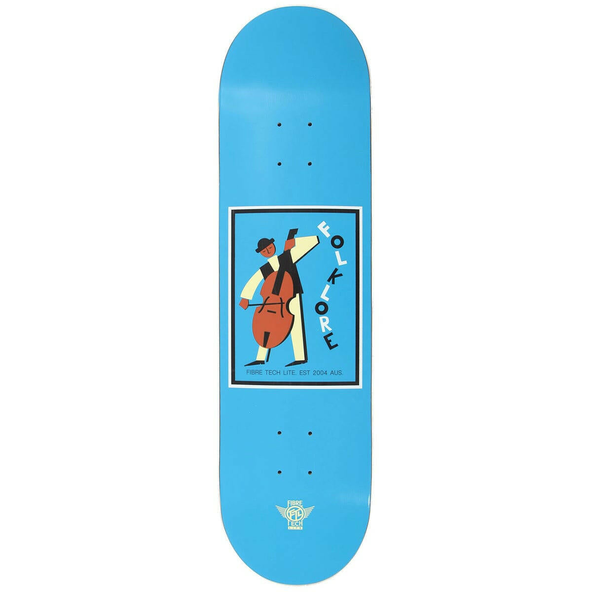 Folklore - Cello Fibre Tech Lite Blue 8.375 Skateboard Deck.