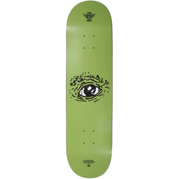 Folklore - Eyes Fibretech Lite Green 8.5 Skateboard Deck.