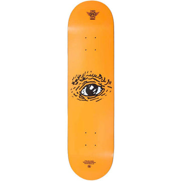 Folklore - Eyes Fibretech Lite Orange 7.75 Skateboard Deck.