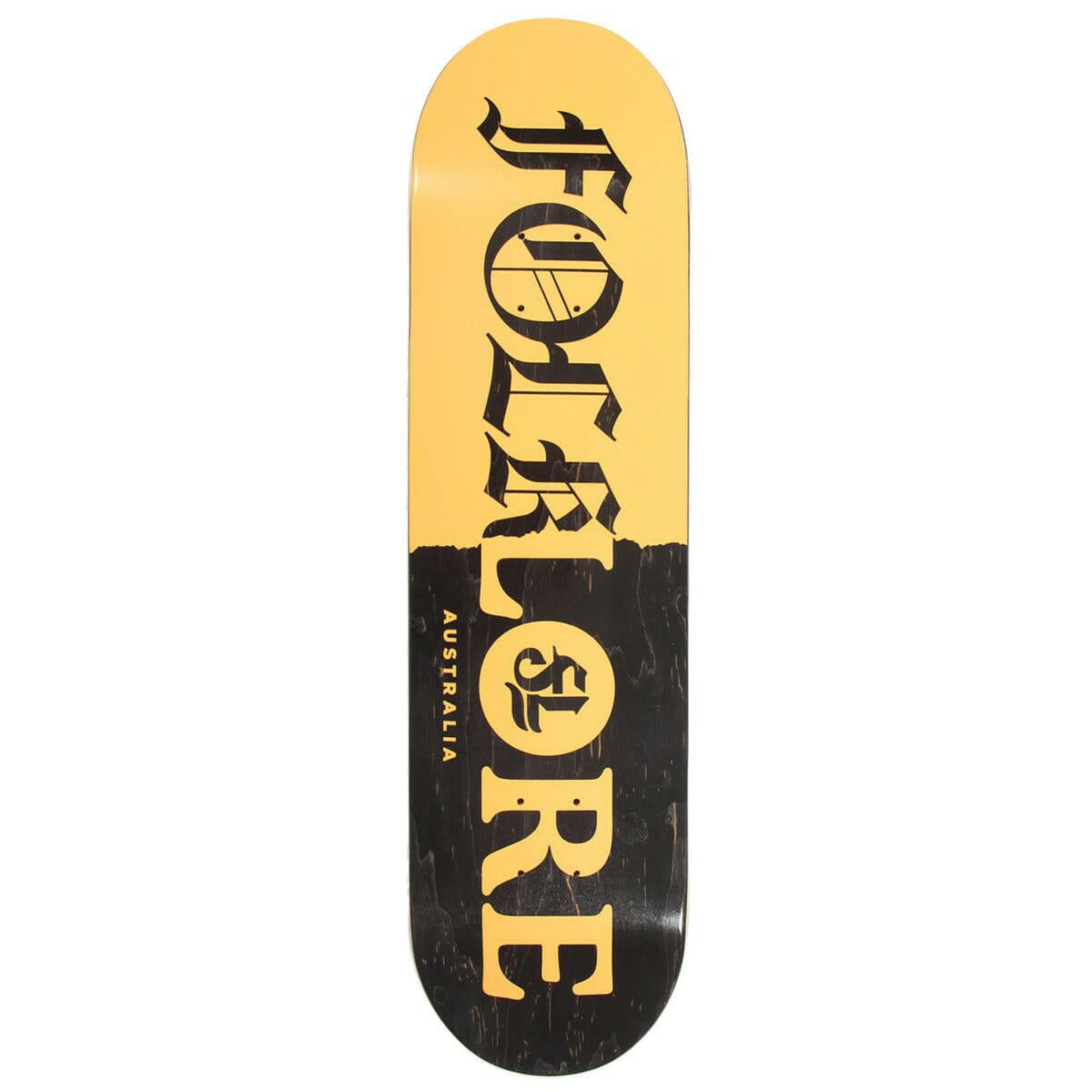 Folklore - Tear Split Orange 8.125 Skateboard Deck.