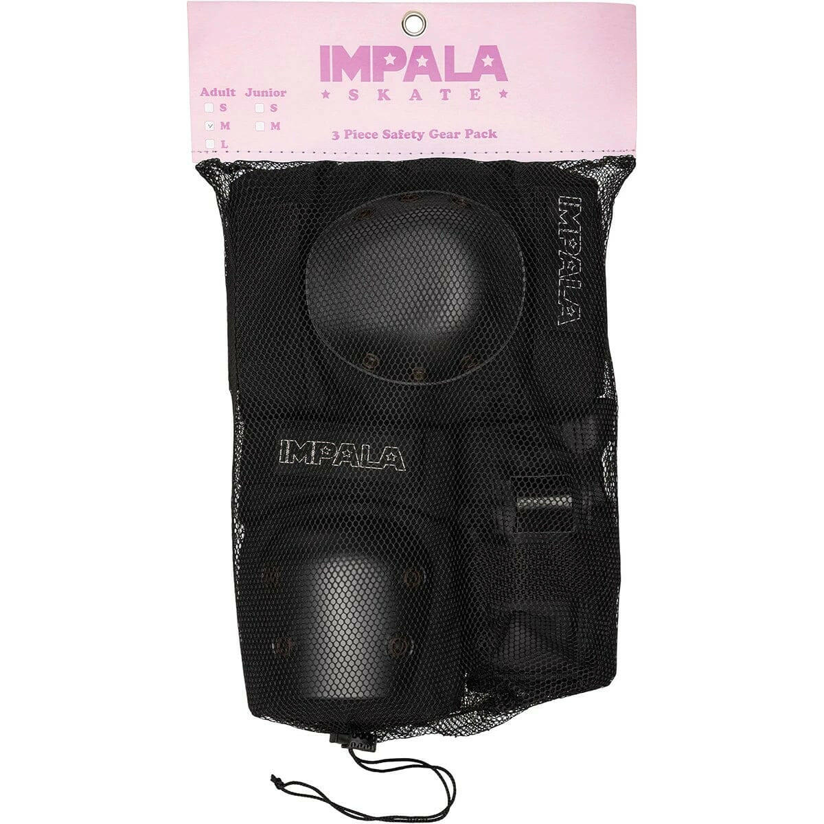 Impala - Protective Pack Youth Pad Set Black.