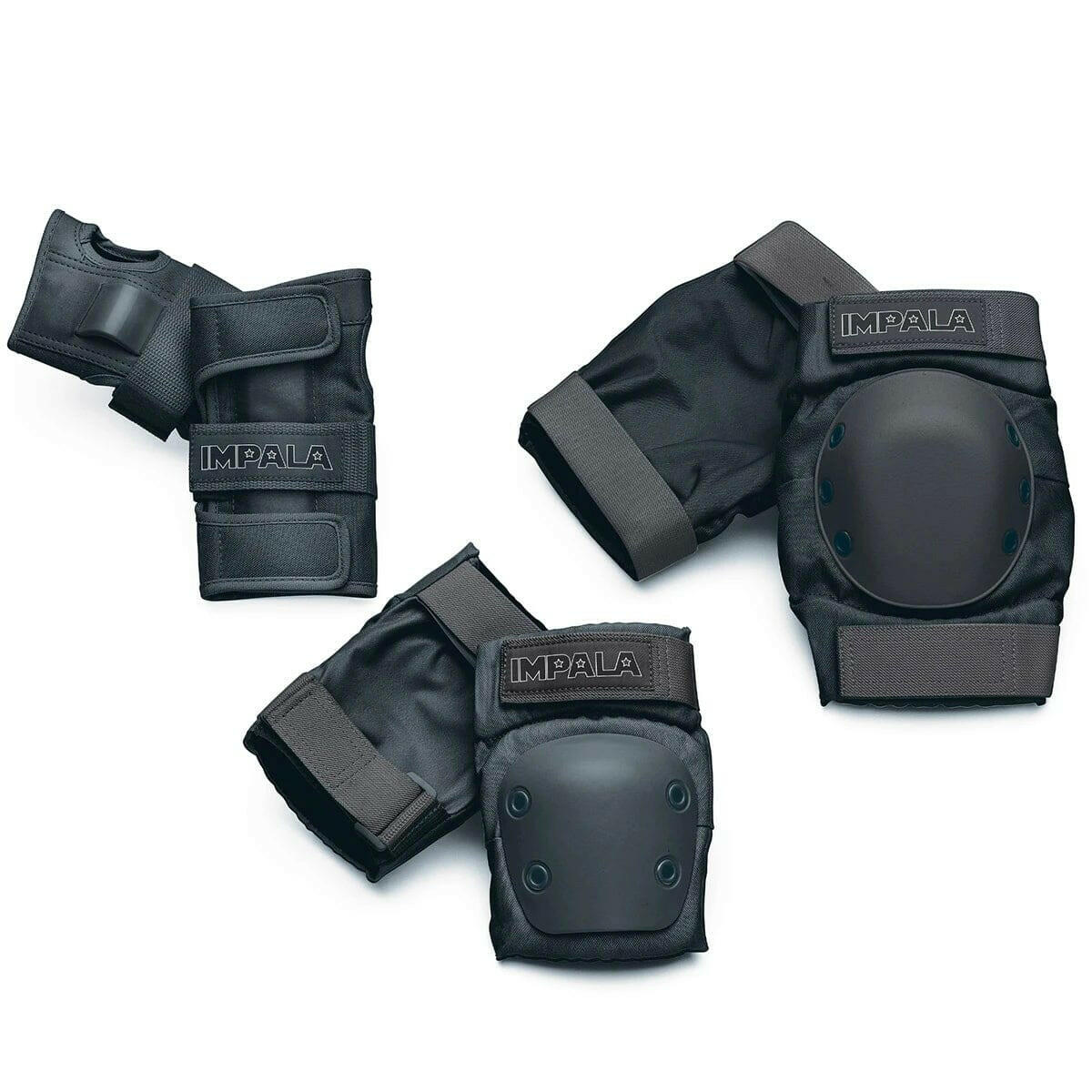 Impala - Protective Pack Youth Pad Set Black.