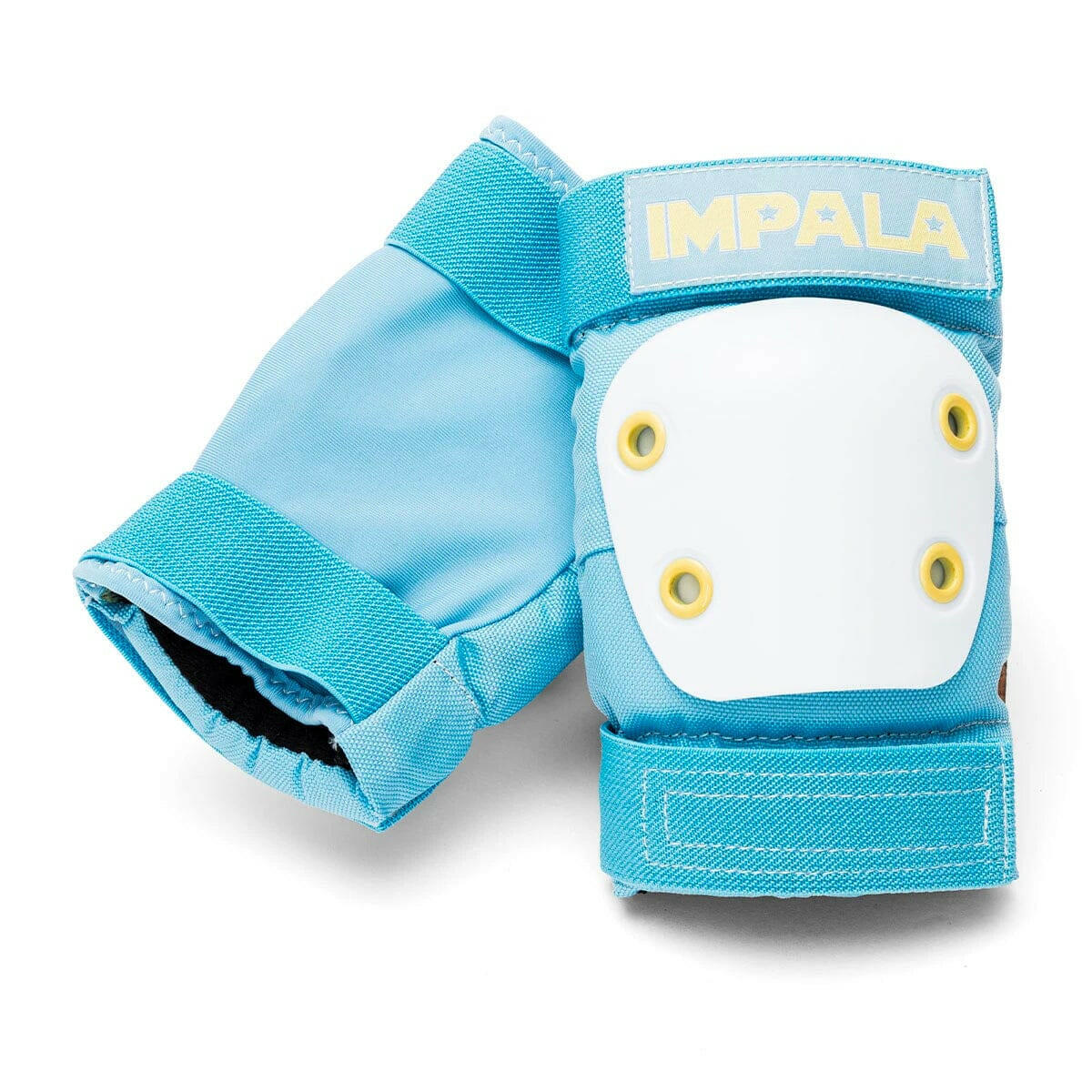 Impala - Protective Pack Youth Pad Set Sky Blue/Yellow.