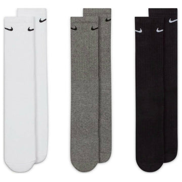 Nike - Everyday Cushioned Mens Crew Socks Multi 3 Pack.