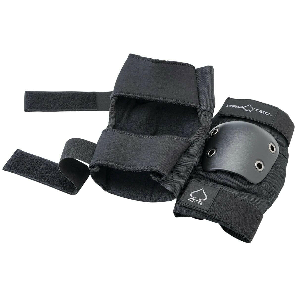 Pro Tec - Street Knee/Elbow Pad Set Open Back Black.