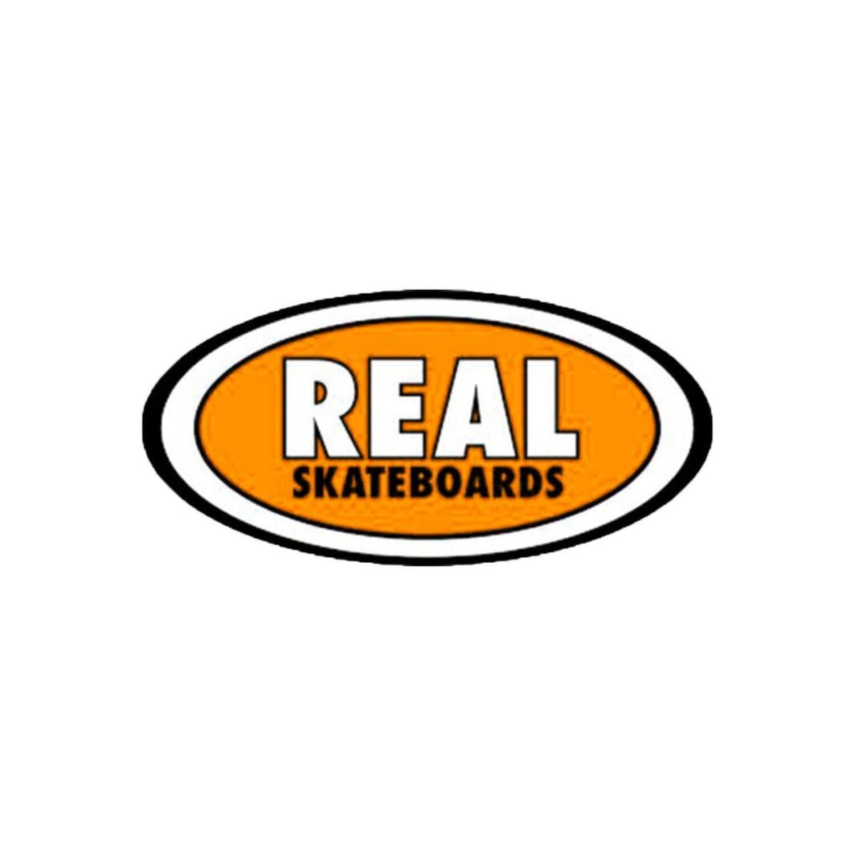 Real - Oval Classic 4" Sticker.