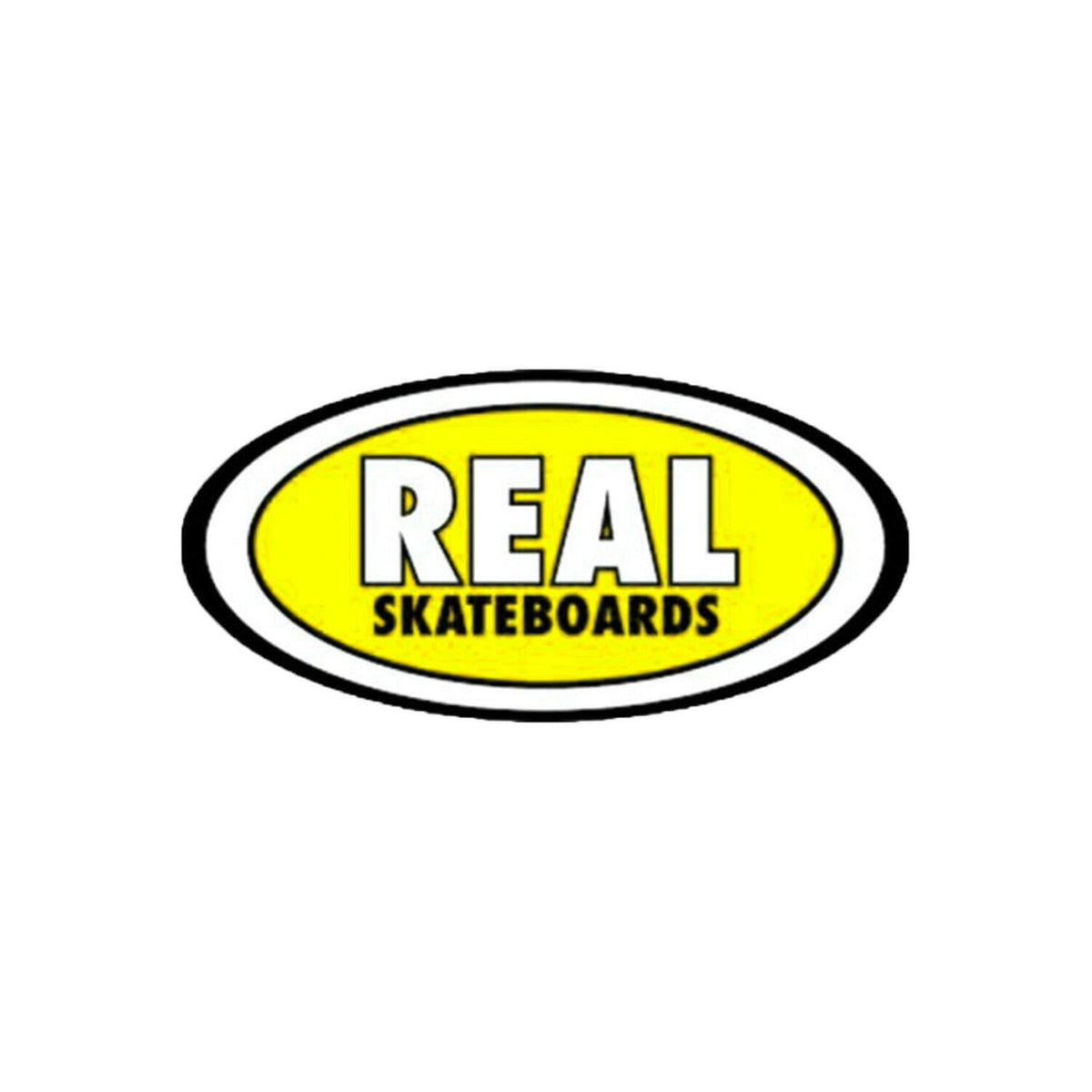 Real - Oval Classic 4" Sticker.