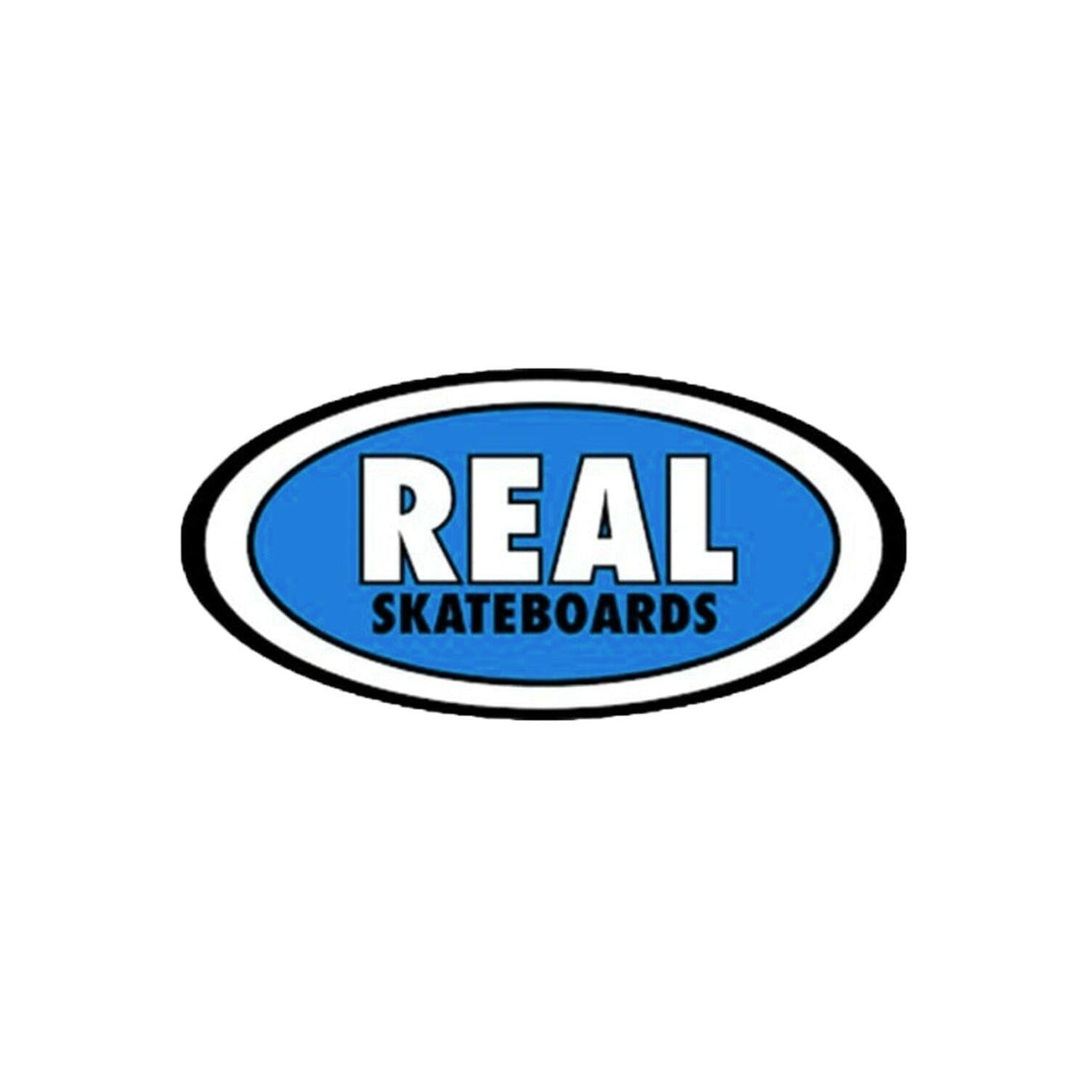 Real - Oval Classic 4" Sticker.