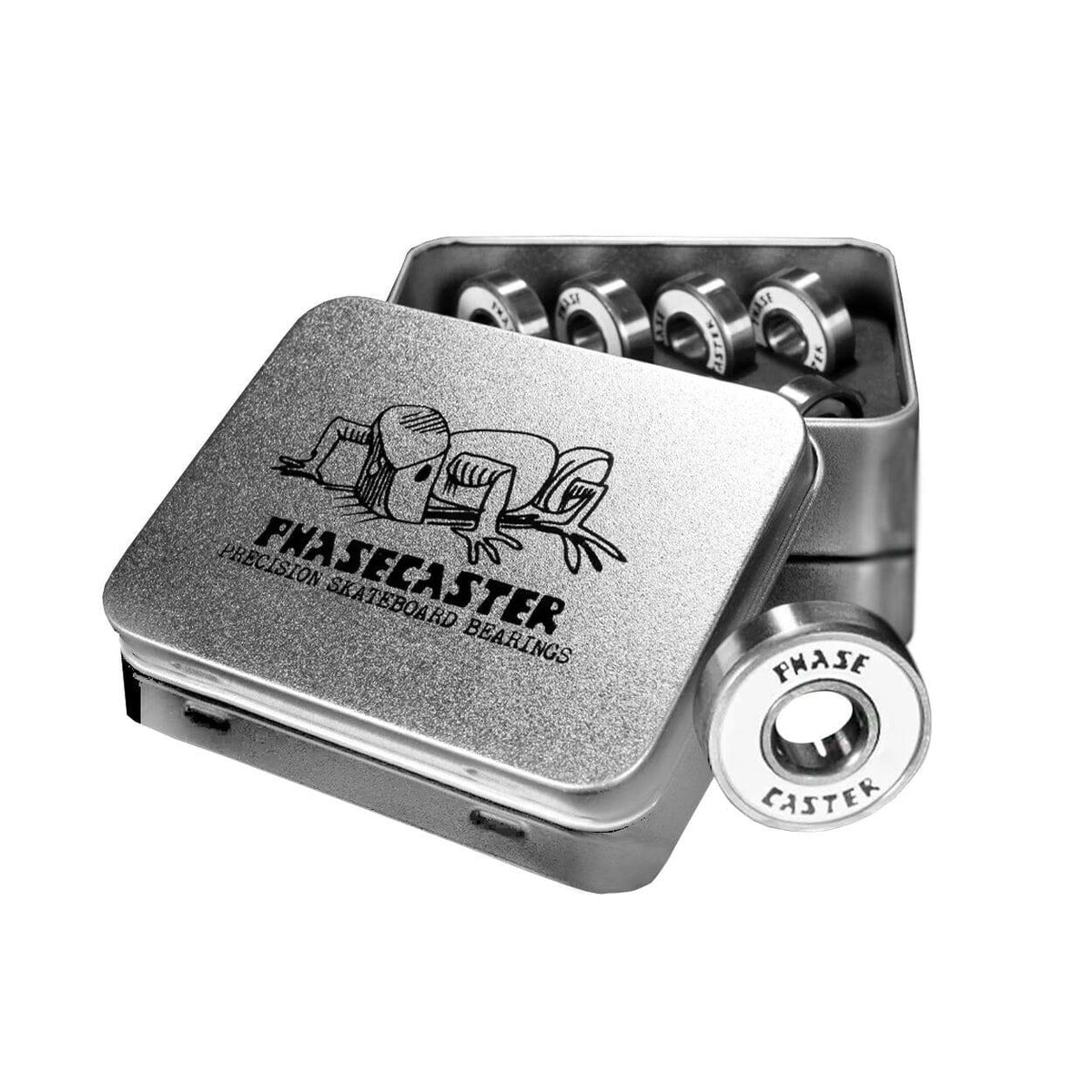 The Heated Wheel - Phasecaster Precision Skateboard Bearings.