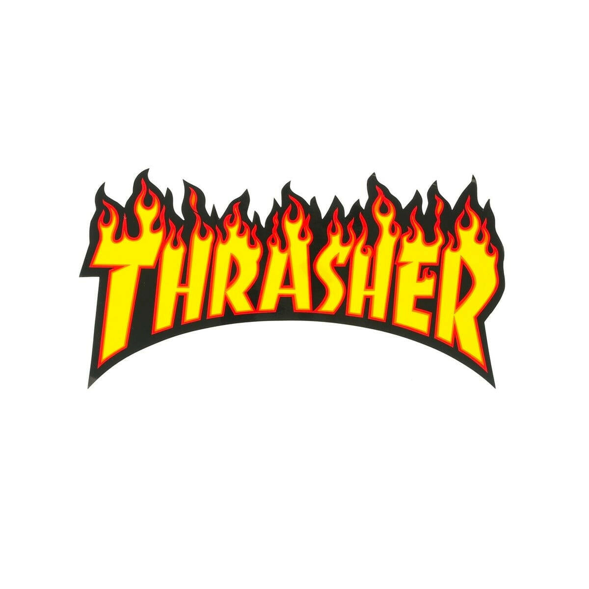Thrasher - Flame Logo 10" Sticker.