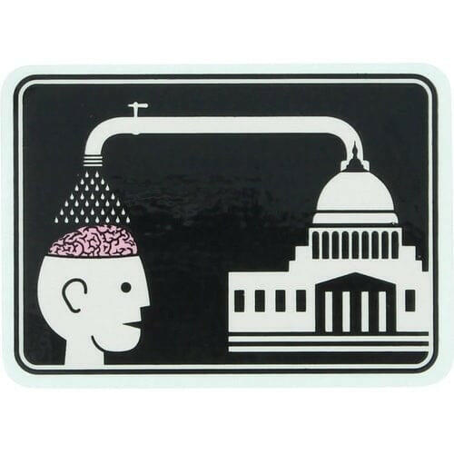 Alien Workshop Brainwashed 3" Sticker.
