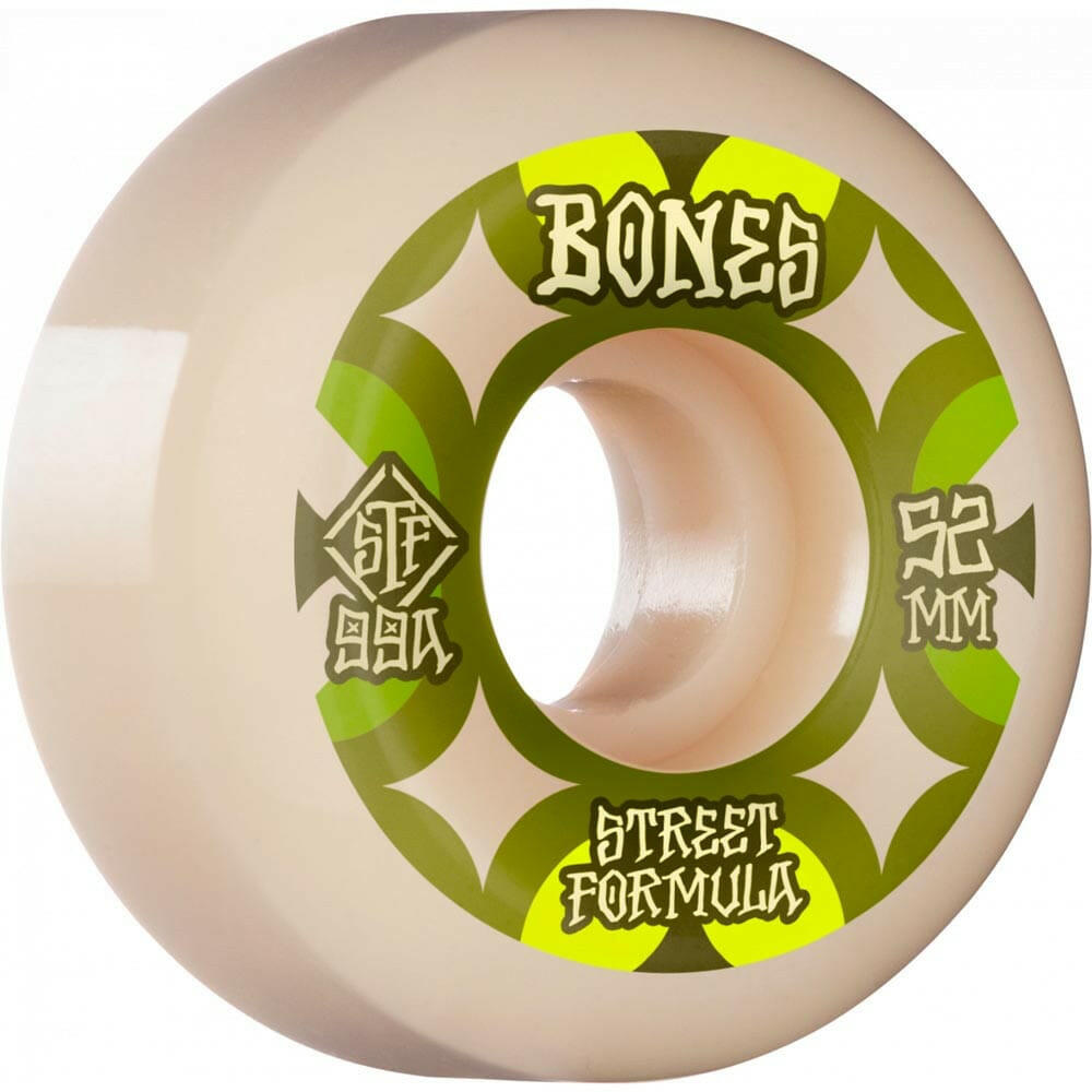 Bones - Retros 52MM 99A V5 STF Skateboard Wheels.