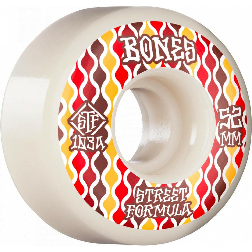 Bones - Retros 52MM 103A V2 Locks STF Skateboard Wheels.