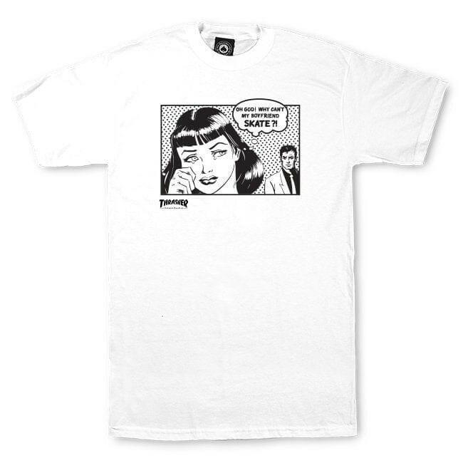 Thrasher - Boyfriend Mens Tee White.