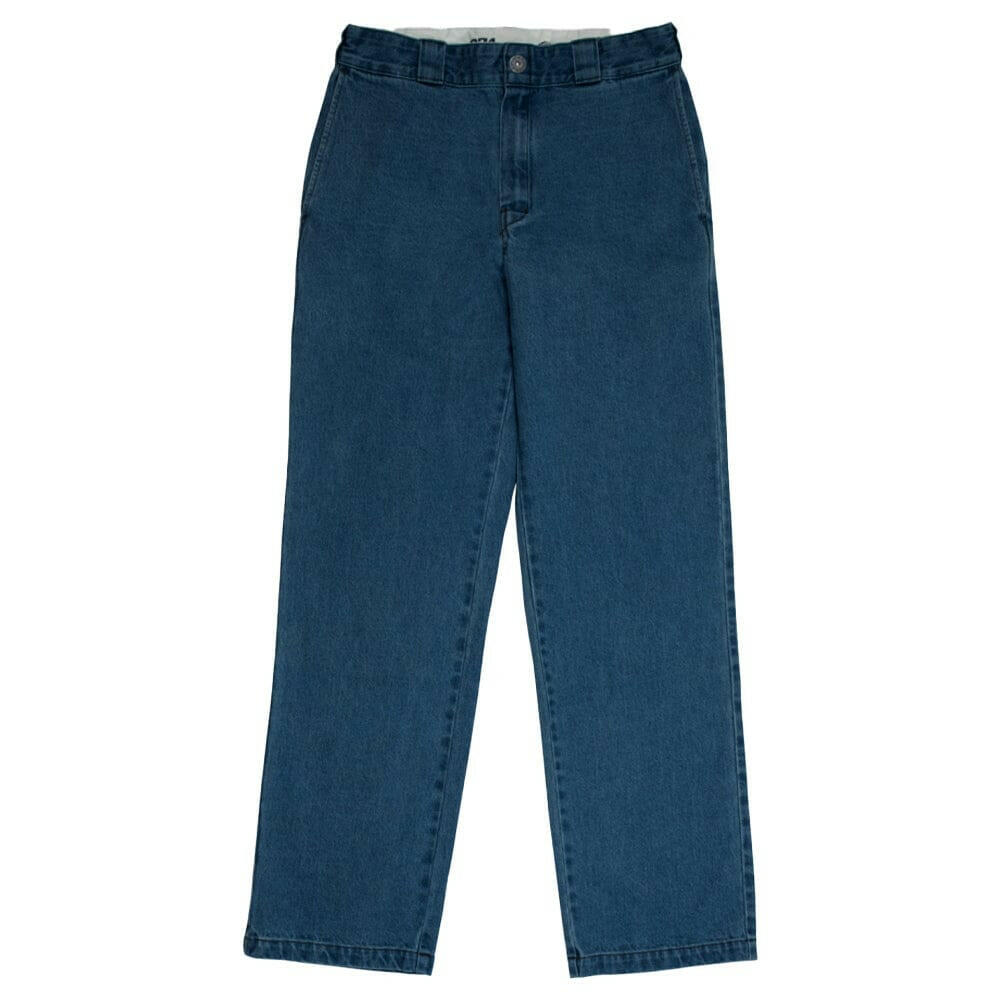 Dickies - 874 Original Relaxed Fit Denim Jeans Rinsed Indigo.