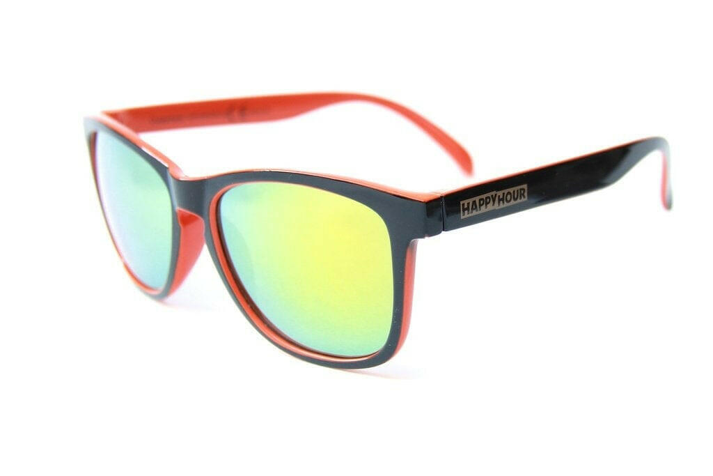Happy Hour - Chesterfields Sunglasses Black/Orange.