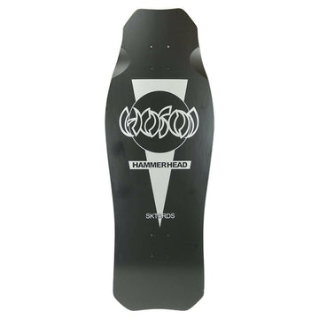 Hosoi - OG Hammerhead Matte Black/Silver 10.5 Reissue Skateboard Deck.